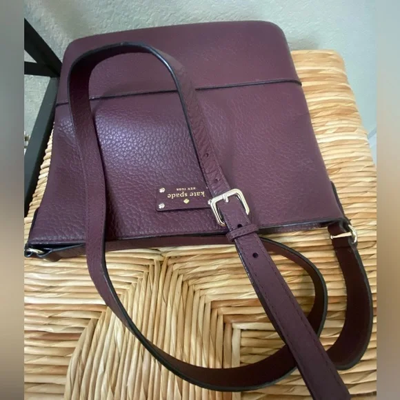 Kate Spade lexie Bay Street in Mulledwine crossbody bag - Picture 12 of 14